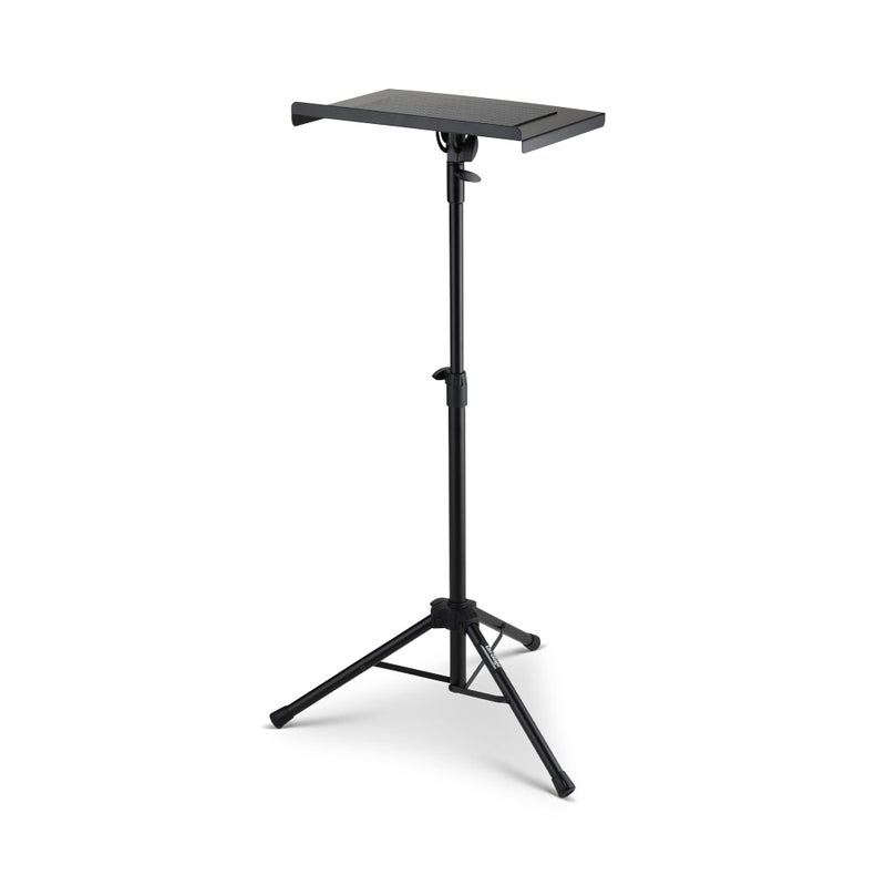 OnStage On-Stage LPT7000 Deluxe Laptop Stand, Adjustable Height and Tilt, Metal Construction, Black, Foldable - Image 3